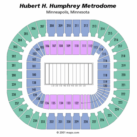 Minnesota Vikings Seating Chart